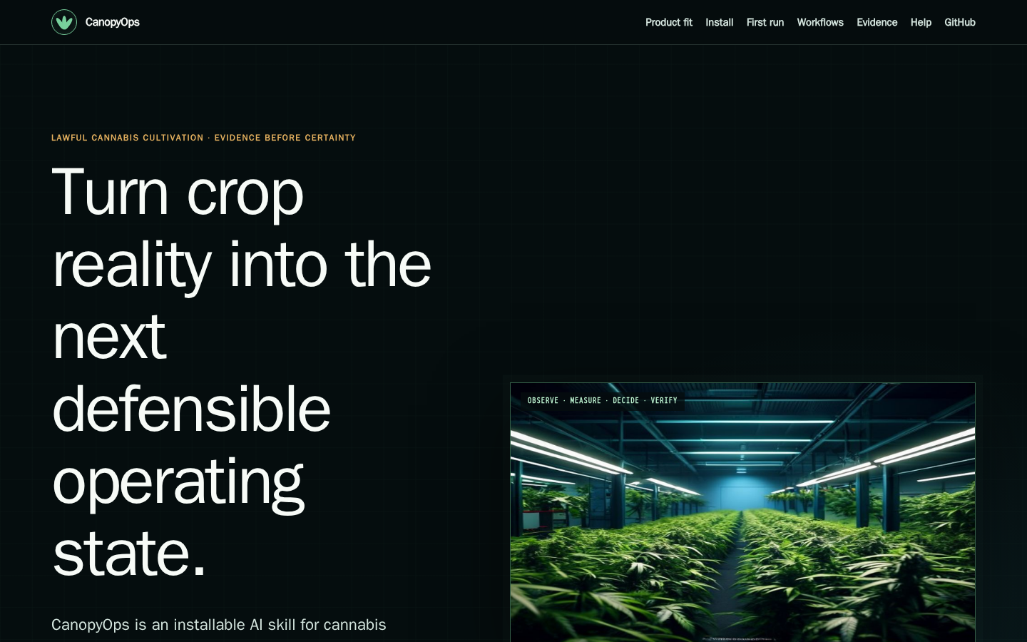 CanopyOps — Project screenshot