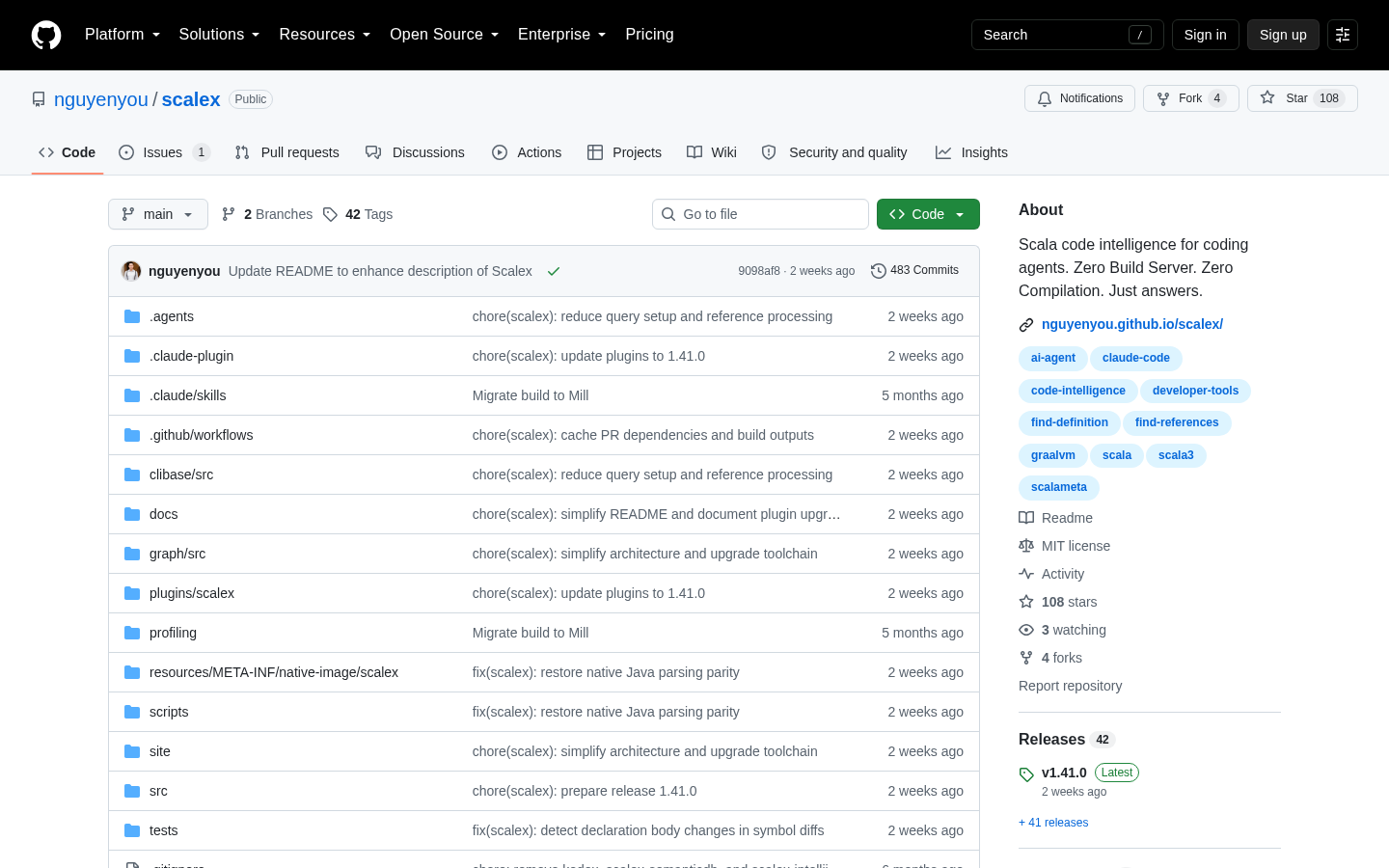 Scalex — Project screenshot